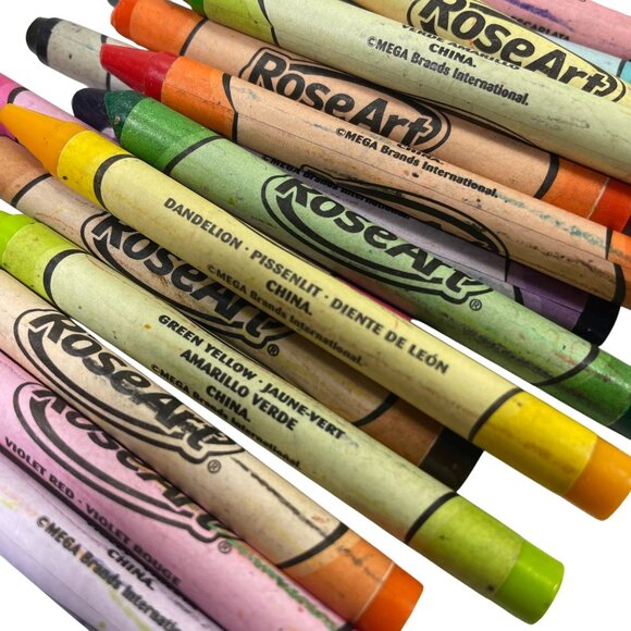 RoseArt 23 Count Crayons Retro Retired Featuring Retired Dandelion Color - Picture 5 of 10